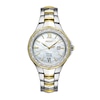 Thumbnail Image 0 of Ladies' Seiko Coutura Solar Diamond Accent Two-Tone Watch with Mother-of-Pearl Dial (Model: SUT240)