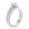 Thumbnail Image 1 of Celebration Canadian Grand™ 0.95 CT. T.W. Certified Diamond Bridal Set in 14K White Gold (H-I/I1)