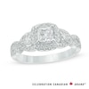 Thumbnail Image 0 of Celebration Canadian Ideal 1.04 CT. T.W. Princess-Cut Certified Diamond Engagement Ring in 14K White Gold (I/I1)