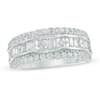 Thumbnail Image 0 of 1.00 CT. T.W. Diamond Three Row Anniversary Band in 10K White Gold