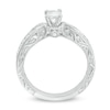 Thumbnail Image 2 of 0.45 CT. T.W. Princess-Cut Diamond Vintage-Style Bridal Set in 10K White Gold