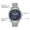 Thumbnail Image 1 of Men's Citizen Eco-Drive® TI + IP Titanium Chronograph Watch with Dark Blue Dial (Model: AT2340-56L)