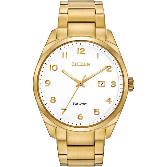 Citizen white deals gold watch