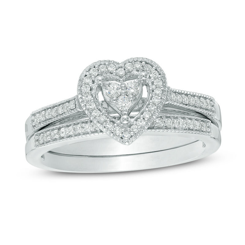 Zales heart hot sale engagement ring