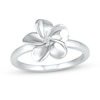 Diamond Accent Flower Ring in Sterling Silver