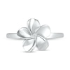 Diamond Accent Flower Ring in Sterling Silver