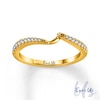 Thumbnail Image 1 of Ever Us™ 0.12 CT. T.W. Diamond Contour Band in 14K Gold