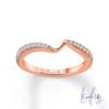 Ever Us™ CT. T.W. Diamond Contour Band in 14K Rose Gold