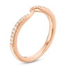 Ever Us™ CT. T.W. Diamond Contour Band in 14K Rose Gold