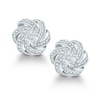 Thumbnail Image 0 of Diamond Accent Swirl Stud Earrings in Sterling Silver