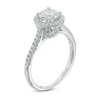 0.83 CT. T.W. Diamond Frame Engagement Ring in 10K White Gold