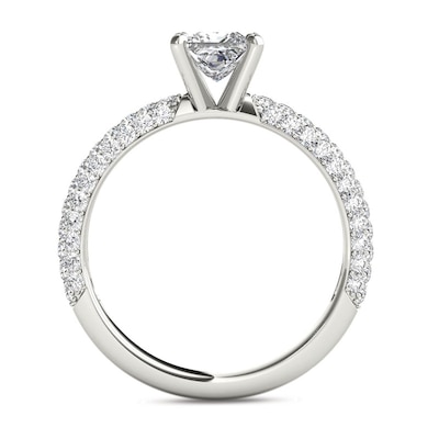 1.10 CT. T.W. Princess-Cut Diamond Engagement Ring in 14K White Gold