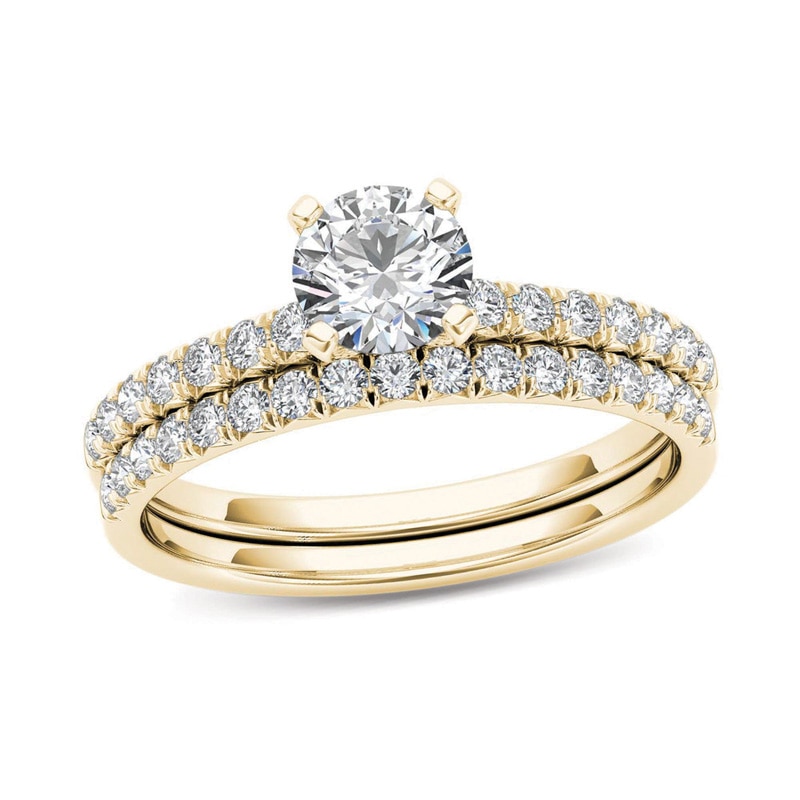 1.00 CT. T.W. Diamond Bridal Set in 14K Gold|Peoples Jewellers
