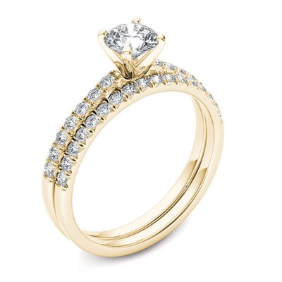 1.00 CT. T.W. Diamond Bridal Set in 14K Gold