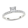 Thumbnail Image 0 of 1.00 CT. T.W. Princess-Cut Diamond Engagement Ring in 14K White Gold