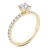 Thumbnail Image 2 of 1.00 CT. T.W. Princess-Cut Diamond Engagement Ring in 14K Gold