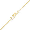 Thumbnail Image 0 of "MOM" with Heart Bracelet in 14K Gold