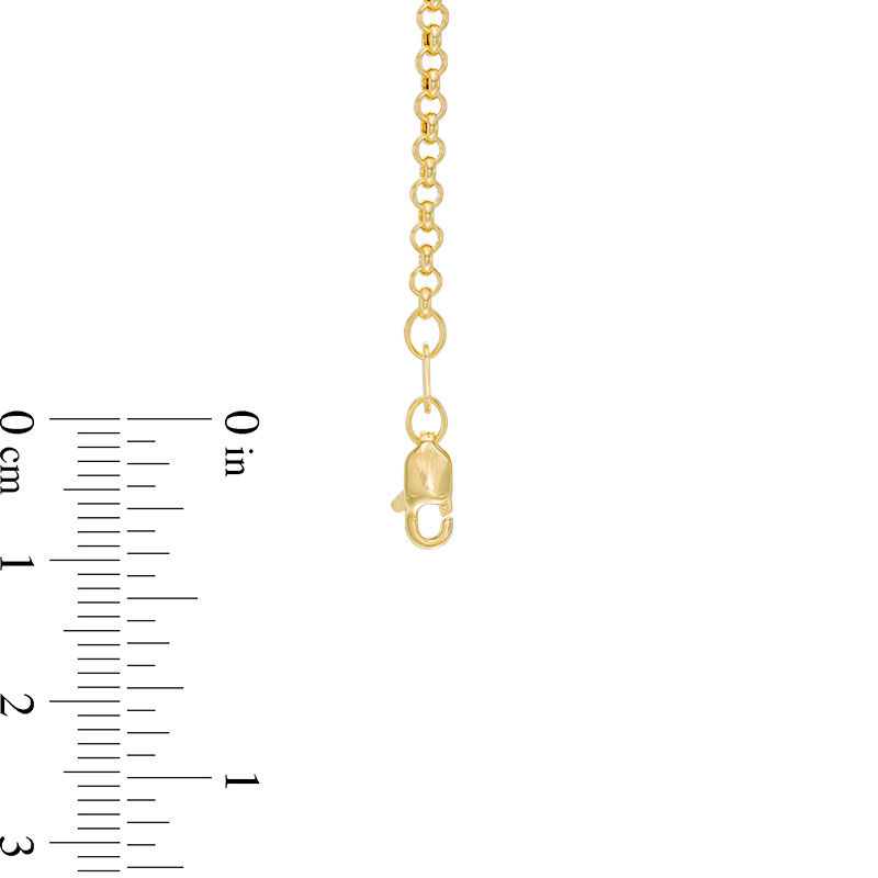 Men's 2.3mm Rolo Chain Necklace in Solid 14K Gold - 30"|Peoples Jewellers