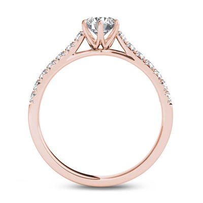 0.75 CT. T.W. Diamond Engagement Ring in 14K Rose Gold