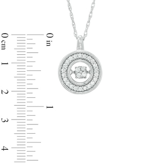 Unstoppable Love™ 0.15 CT. T.W. Composite Diamond Open Circle Pendant in Sterling Silver