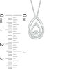 Unstoppable Love™ CT. T.W. Composite Diamond Teardrop Pendant in Sterling Silver