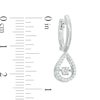 Unstoppable Love™ 0.23 CT. T.W. Composite Diamond Pear-Shaped Drop Earrings in Sterling Silver