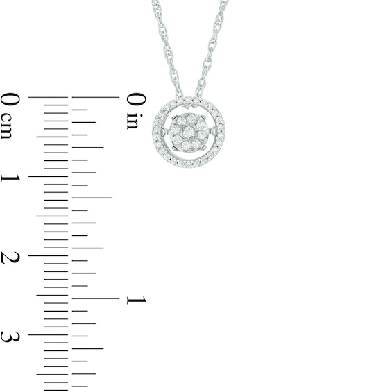 Unstoppable Love™ 0.15 CT. T.W. Composite Diamond Frame Pendant in Sterling Silver