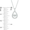Thumbnail Image 1 of Unstoppable Love™ 1/5 CT. T.W. Composite Diamond Teardrop Pendant in Sterling Silver