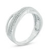 0.23 CT. T.W. Diamond Layered Anniversary Band in 10K White Gold