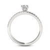 0.70 CT. T.W. Diamond Bridal Set in 14K White Gold