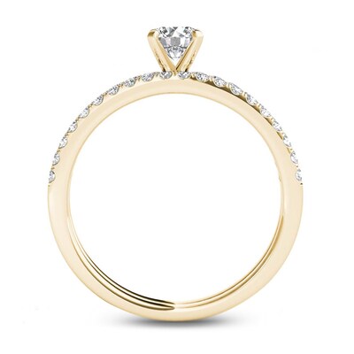 0.70 CT. T.W. Diamond Bridal Set in 14K Gold