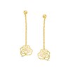 Thumbnail Image 0 of Rose Drop Earrings in 10K Gold