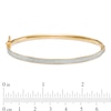 Thumbnail Image 1 of 3.8mm Glitter Enamel Bangle in 10K Gold