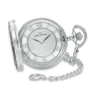 mens silver pocket watch