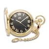 Thumbnail Image 0 of Men's James Michael Gold-Tone Pocket Watch with Black Dial (Model: PQA181099C)