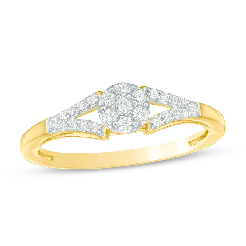 0.05 CT. T.W. Diamond Wonderland Promise Ring in Sterling Silver|Peoples Jewellers