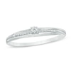 Thumbnail Image 0 of Diamond Accent Overlay Promise Ring in 10K White Gold