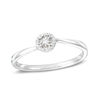 Thumbnail Image 0 of Diamond Accent Frame Promise Ring in 10K White Gold