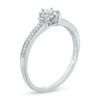 Thumbnail Image 1 of Diamond Accent Collar Promise Ring in 10K White Gold