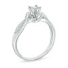 0.12 CT. T.W. Diamond Loop Promise Ring in Sterling Silver