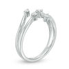 Thumbnail Image 1 of 0.25 CT. T.W. Diamond Four Stone Bypass Ring in 10K White Gold