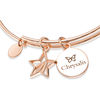 Thumbnail Image 1 of Chrysalis "You are a star" Charms Adjustable Bangle in Rose-Tone Brass