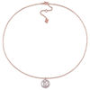 Thumbnail Image 2 of Julianna B™ 0.32 CT. T.W. Diamond Cursive &quot;JB&quot; Circle Pendant in 14K Rose Gold