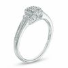 Thumbnail Image 1 of 0.15 CT. T.W. Composite Diamond Cushion Frame Promise Ring in 10K White Gold