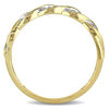 Thumbnail Image 2 of 0.25 CT. T.W. Diamond Loose Braid Anniversary Band in 10K Gold