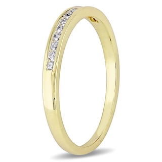 CT. T.W. Diamond Channel-Set Anniversary Band in 10K Gold