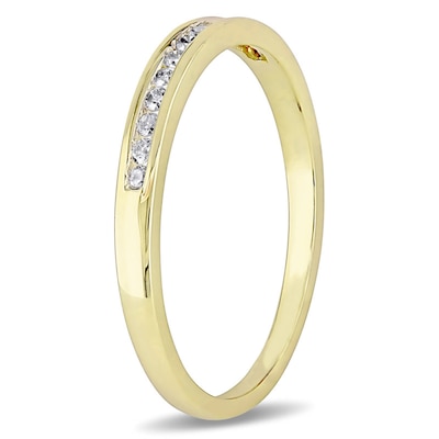 CT. T.W. Diamond Channel-Set Anniversary Band in 10K Gold