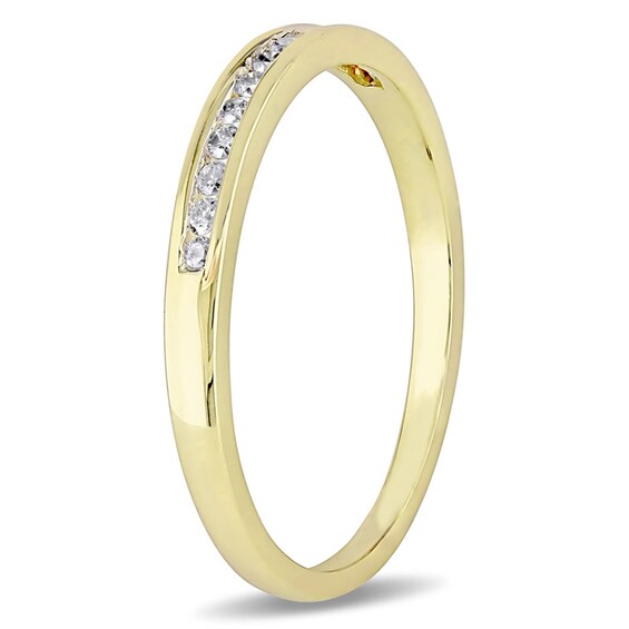 CT. T.W. Diamond Channel-Set Anniversary Band in 10K Gold