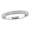 0.10 CT. T.W. Diamond Vintage-Style Anniversary Band in 10K White Gold