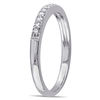 0.10 CT. T.W. Diamond Vintage-Style Anniversary Band in 10K White Gold